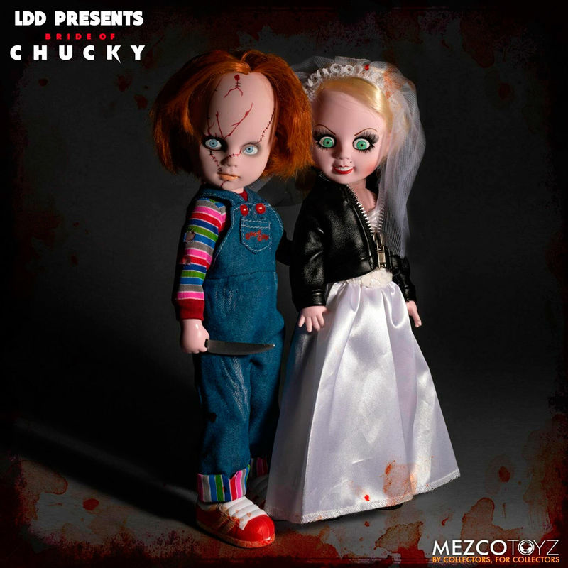Set de figuras Chucky y Tiffany Living Dead Dolls de 25 cm - 8