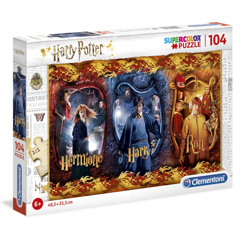 Puzzle Clementoni de Harry Potter con Harry, Ron y Hermione