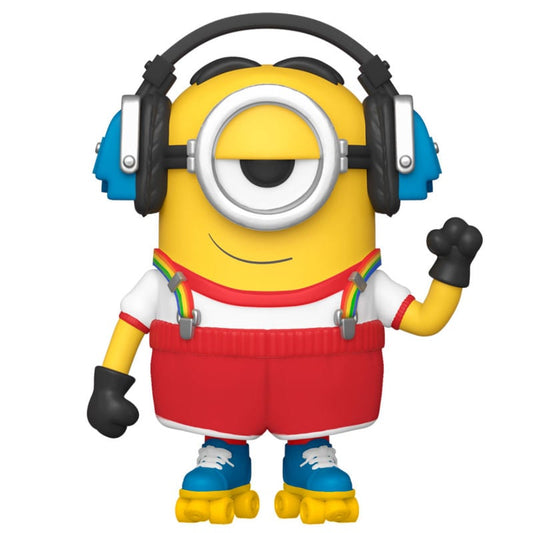 Figura Funko POP de Stuart de Minions 2 con auriculares y patines
