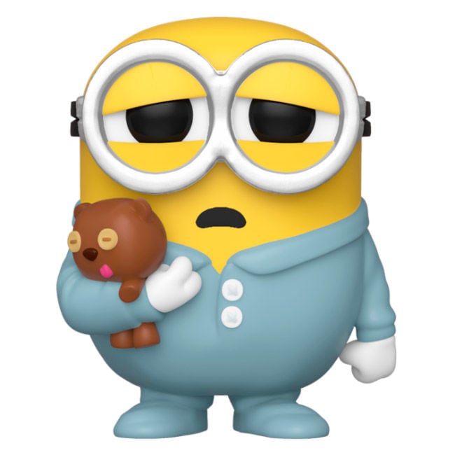 Figura Funko POP Pajama Bob con pijama azul y osito marrón