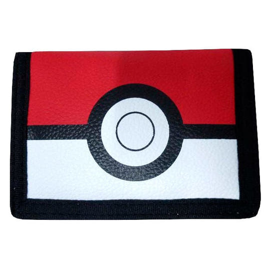 Billetero Poké Ball de Pokémon rojo, blanco y negro
