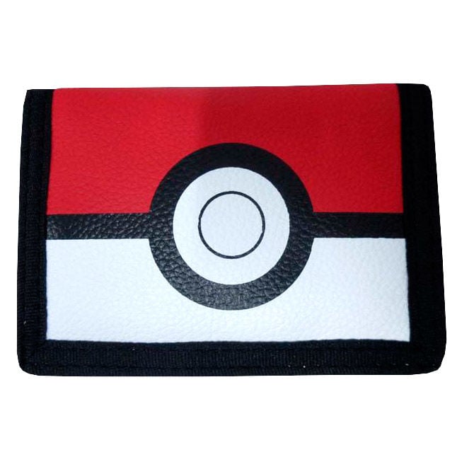 Billetero Poké Ball de Pokémon rojo, blanco y negro