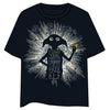 Camiseta oscura de Harry Potter con estampado frontal de Dobby