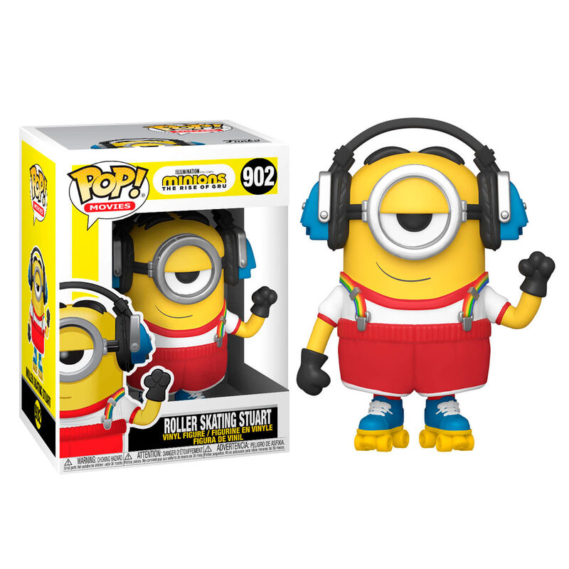 Figura Funko POP de Stuart de Minions 2 con auriculares y patines - 2