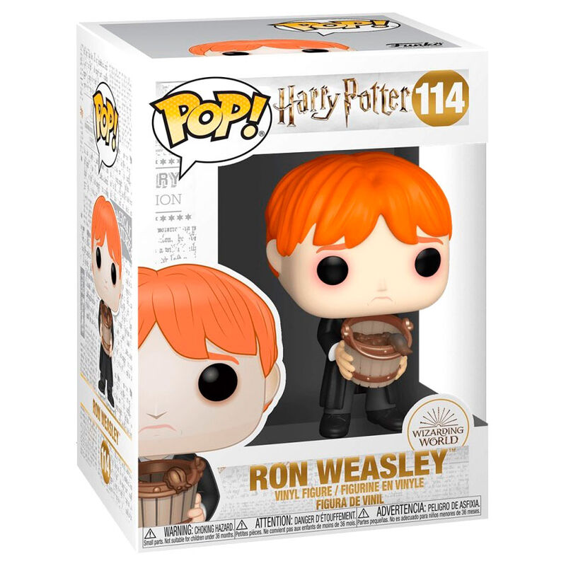 Figura Funko POP! de Ron de Harry Potter con un cubo - 3