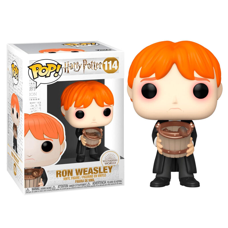 Figura Funko POP! de Ron de Harry Potter con un cubo - 2