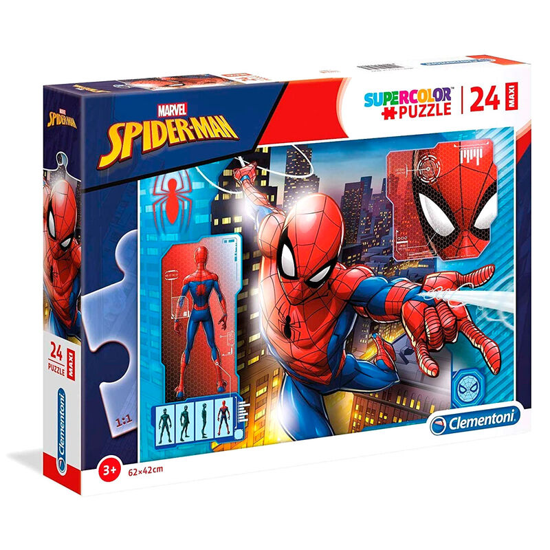Puzzle Maxi Clementoni de Spider-Man Marvel con 24 piezas