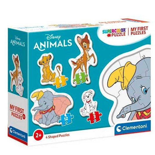 Set Clementoni My First Puzzle Disney Animals de cuatro puzzles de siluetas