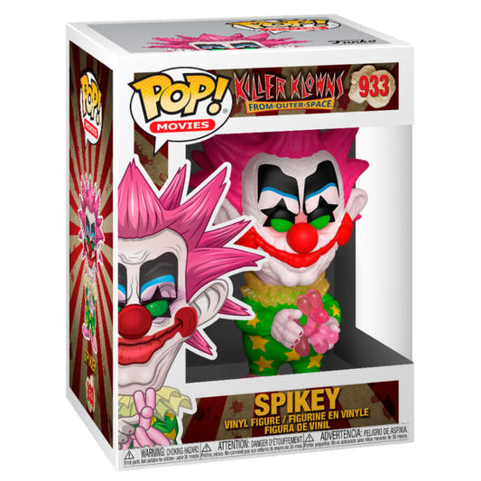 Figura Funko POP! Spikey con pelo rosa y traje verde estrellado - 3