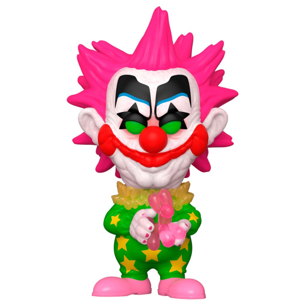 Figura Funko POP! Spikey con pelo rosa y traje verde estrellado
