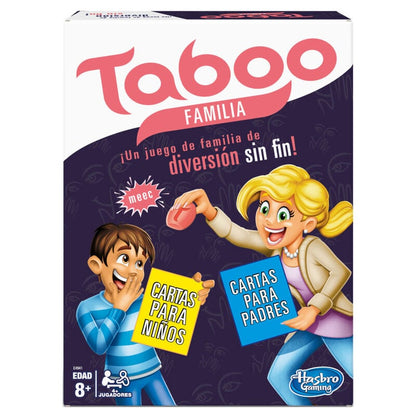 Caja del juego de mesa Tabú Familia de Hasbro