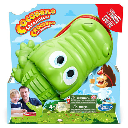 Juego Hasbro Cocodrilo Sacamuelas con cocodrilo verde