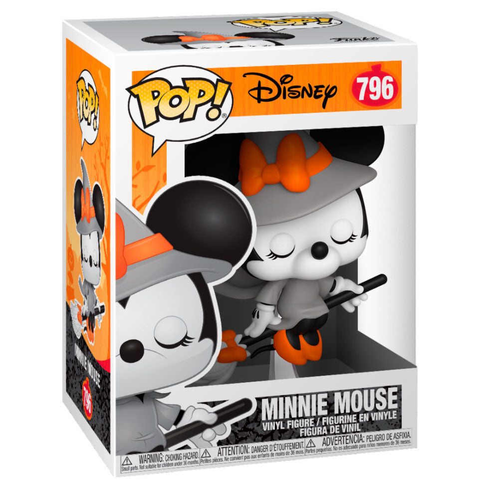 Figura Funko POP! de Minnie Mouse bruja con sombrero y escoba - 2