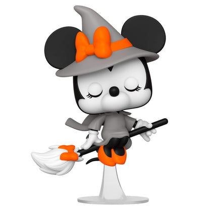 Figura Funko POP! de Minnie Mouse bruja con sombrero y escoba - 3
