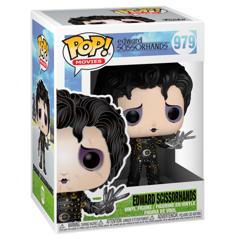 Figura Funko POP! de Edward Manostijeras en caja con ventana