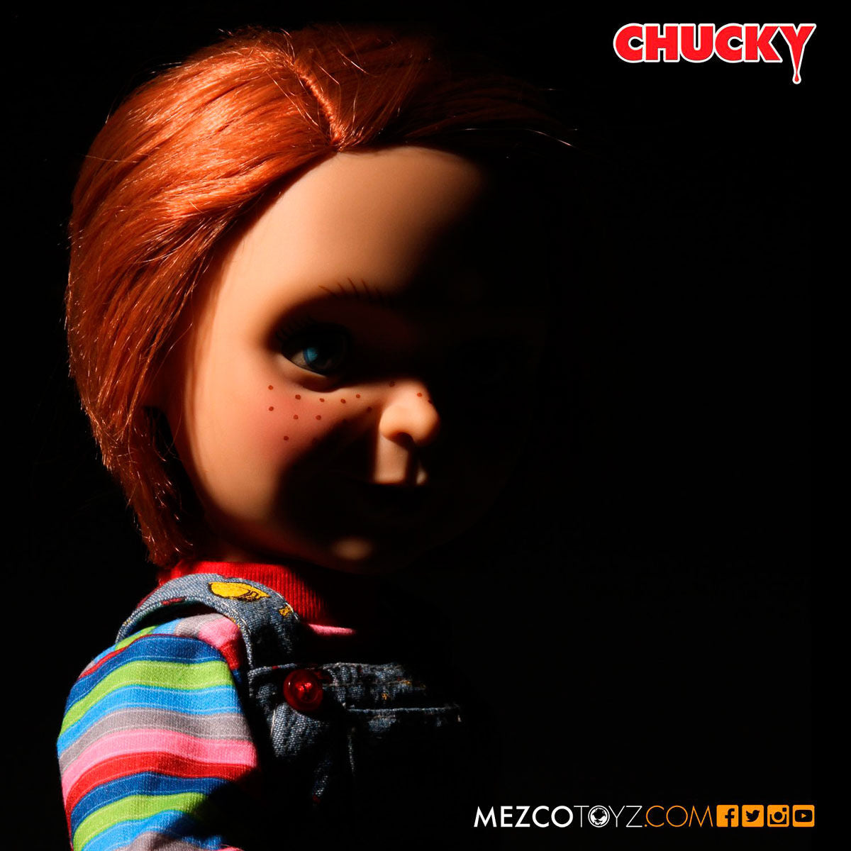 Figura articulada parlante de Chucky de 38 cm con ropa de tela - 2