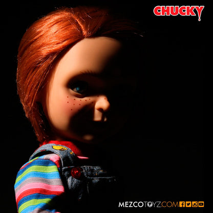 Figura articulada parlante de Chucky de 38 cm con ropa de tela - 2