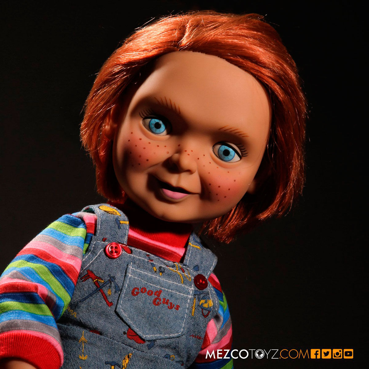 Figura articulada parlante de Chucky de 38 cm con ropa de tela - 6