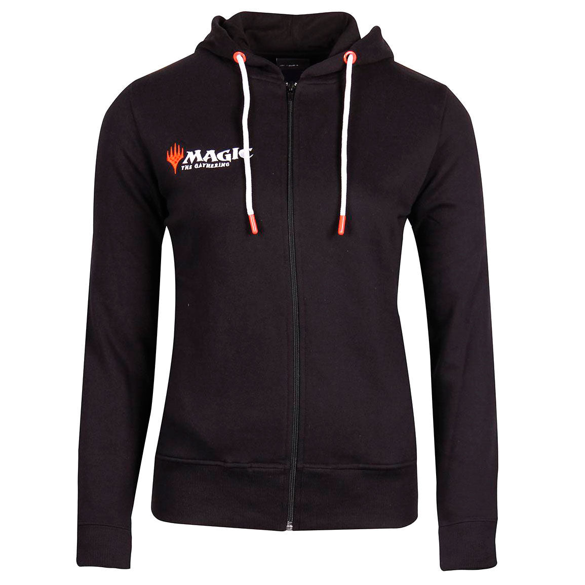 Sudadera negra de mujer Magic: The Gathering con capucha y cremallera - 3