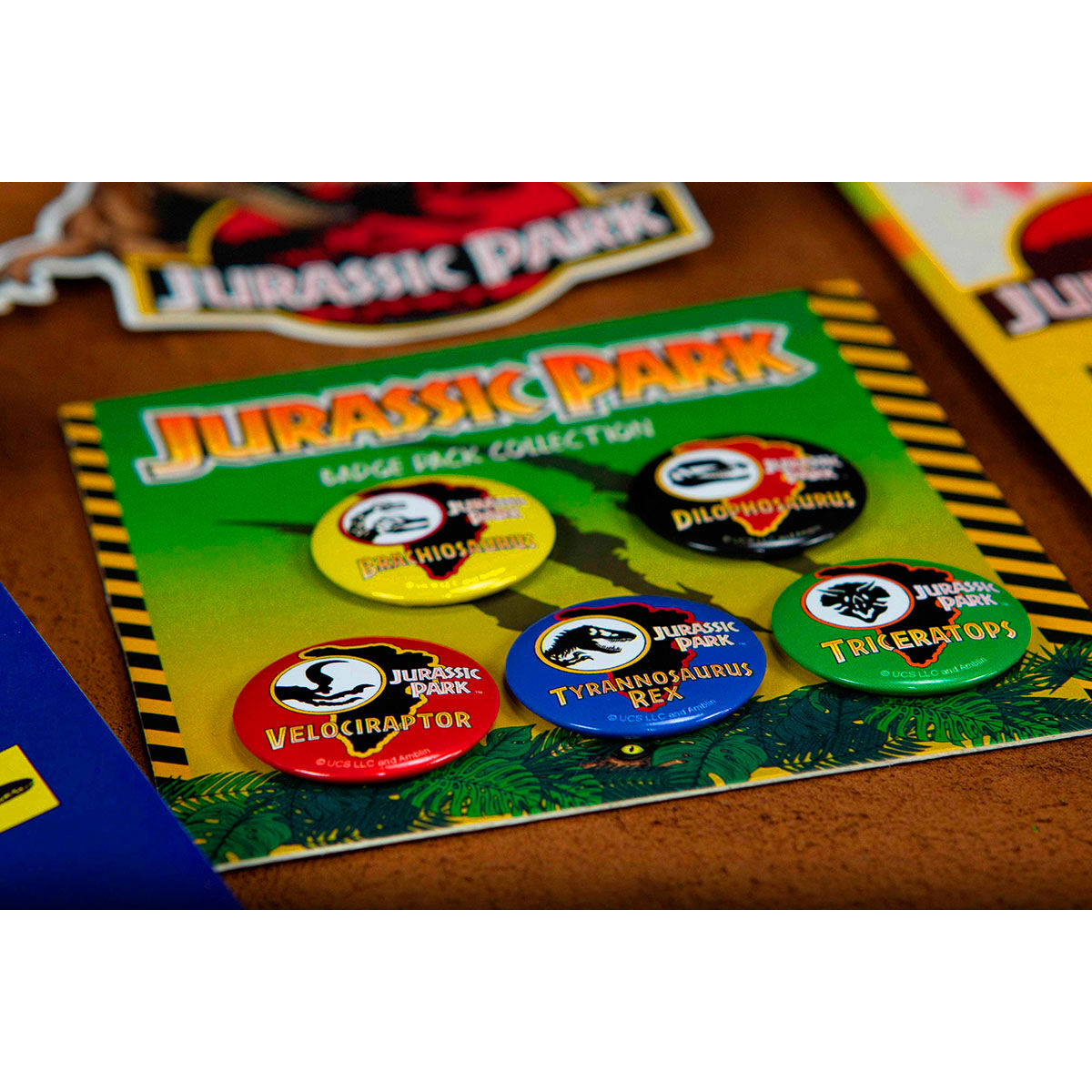 Caja metálica amarilla Jurassic Park Welcome Kit de DOCTOR COLLECTOR - 6