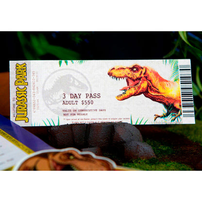 Caja metálica amarilla Jurassic Park Welcome Kit de DOCTOR COLLECTOR - 10