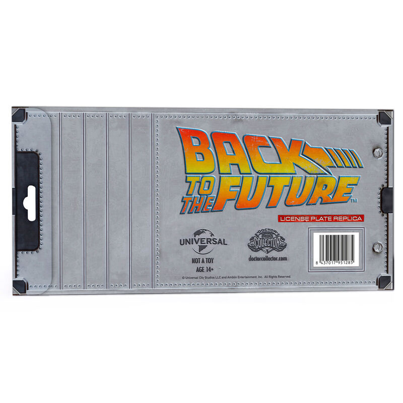 Réplica de matrícula OUTATIME del DeLorean de Regreso al Futuro - 5