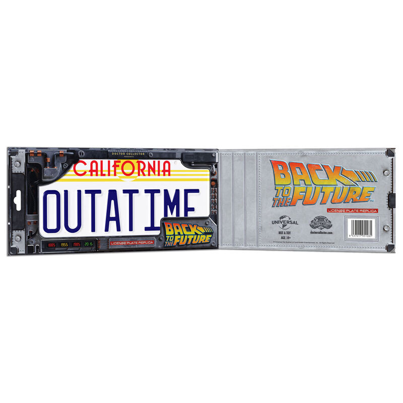 Réplica de matrícula OUTATIME del DeLorean de Regreso al Futuro - 6
