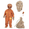 Figura de Sam de Trick 'r Treat de NECA con pijama naranja, saco extraíble y accesorios
