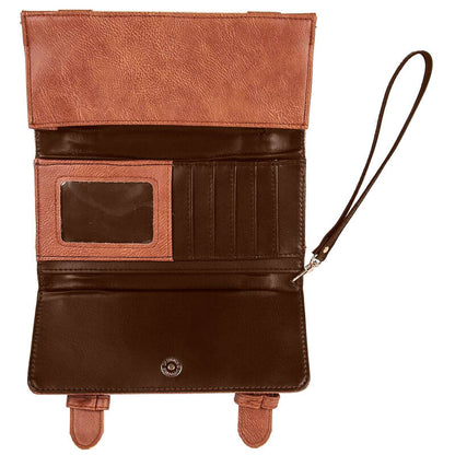 Cartera marrón Harry Potter Platform 9 3/4 con asa de muñeca - 2