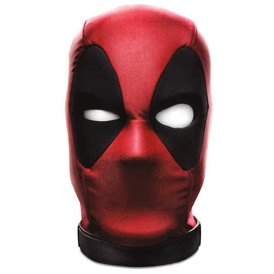 Cabeza interactiva de Deadpool Marvel Legends en rojo y negro