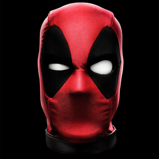 Cabeza interactiva de Deadpool Marvel Legends en rojo y negro - 6