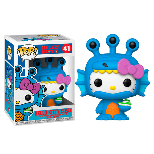 Figura Funko POP! Hello Kitty Kaiju Sea Kaiju azul - 2
