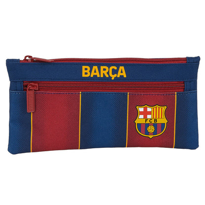 Portatodo doble F.C. Barcelona azul y granate con escudo