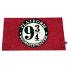 Felpudo granate de Harry Potter con emblema de la Plataforma 9 3/4
