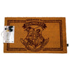 Felpudo Harry Potter Welcome to Hogwarts con escudo de Hogwarts