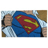 Felpudo Superman DC Comics con escudo rojo y amarillo