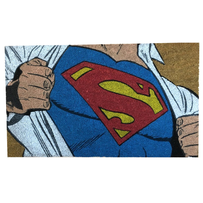 Felpudo Superman DC Comics con escudo rojo y amarillo