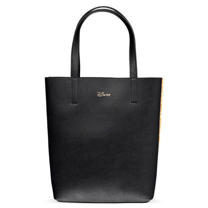 Bolso shopping naranja de Bambi Disney con asas negras - 2