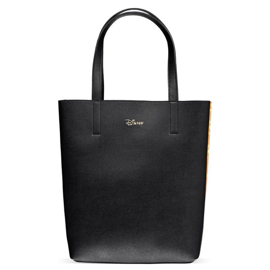 Bolso shopping naranja de Bambi Disney con asas negras - 2