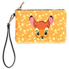 Bolso de mano naranja de Bambi Disney con correa negra