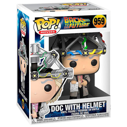 Figura Funko POP! de Doc con casco de Regreso al Futuro - 3