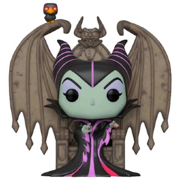 Figura Funko POP! de Maleficent con trono y alas extendidas