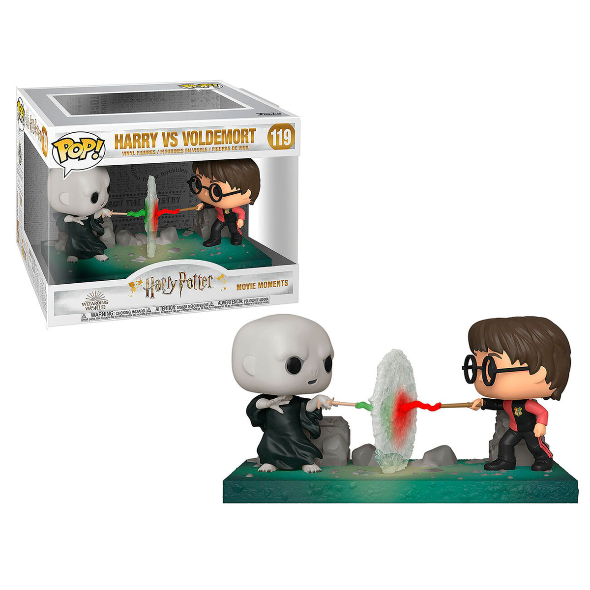 Figura Funko POP! Moments de Harry Potter y Voldemort enfrentados - 3