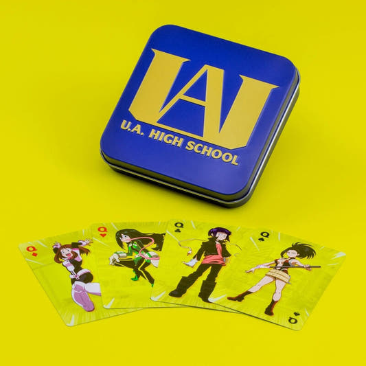 Baraja de cartas My Hero Academia U.A. High School con caja metálica - 2