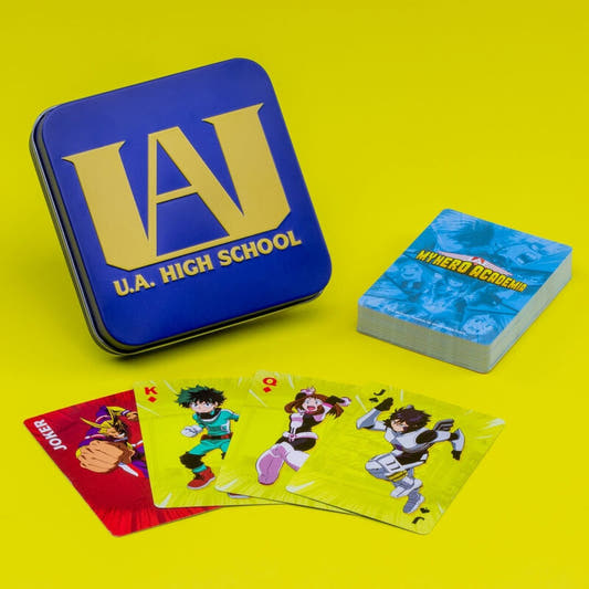 Baraja de cartas My Hero Academia U.A. High School con caja metálica - 3