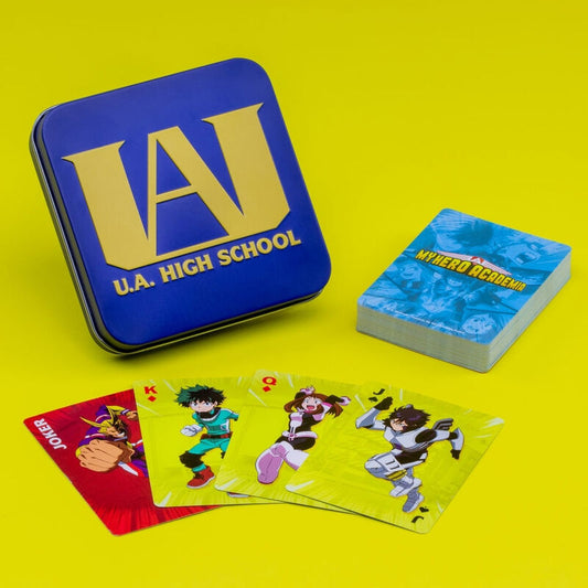 Baraja de cartas My Hero Academia U.A. High School con caja metálica - 3