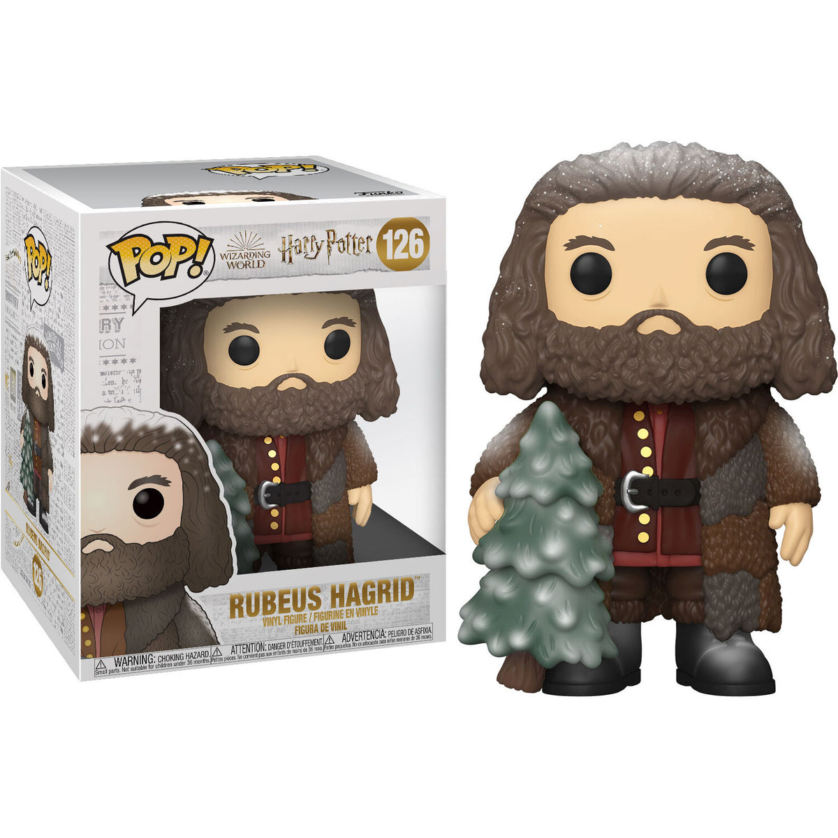 Figura Funko POP! Holiday de Hagrid con árbol de Navidad - 2