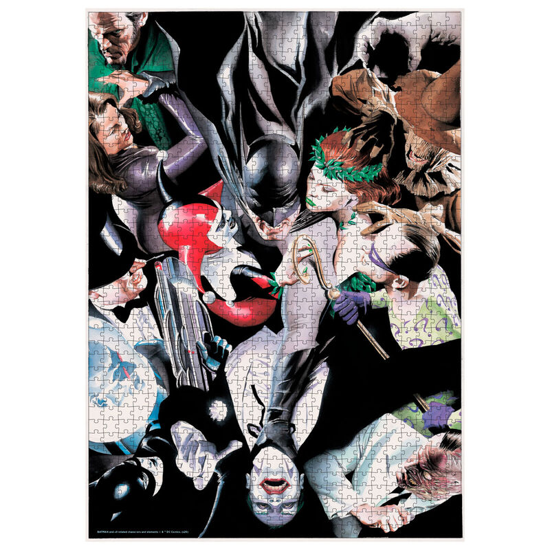 Puzzle de Batman con sus enemigos de DC Comics