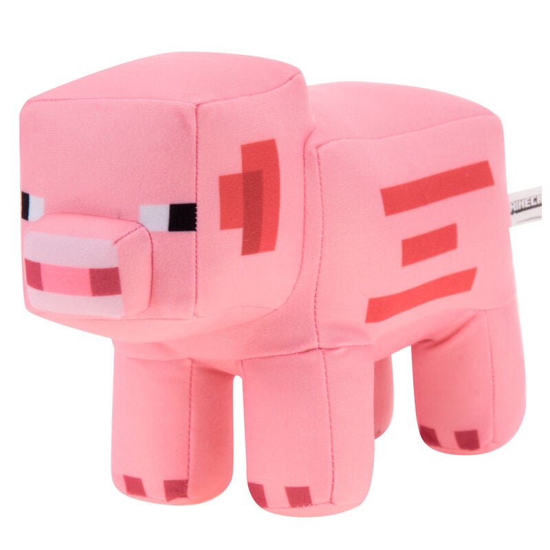 Peluche rosa del cerdo de Minecraft de PLAY BY PLAY