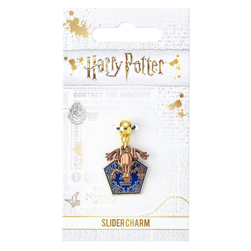 Charm Chocolate Frog de Harry Potter con rana y envoltorio azul - 2